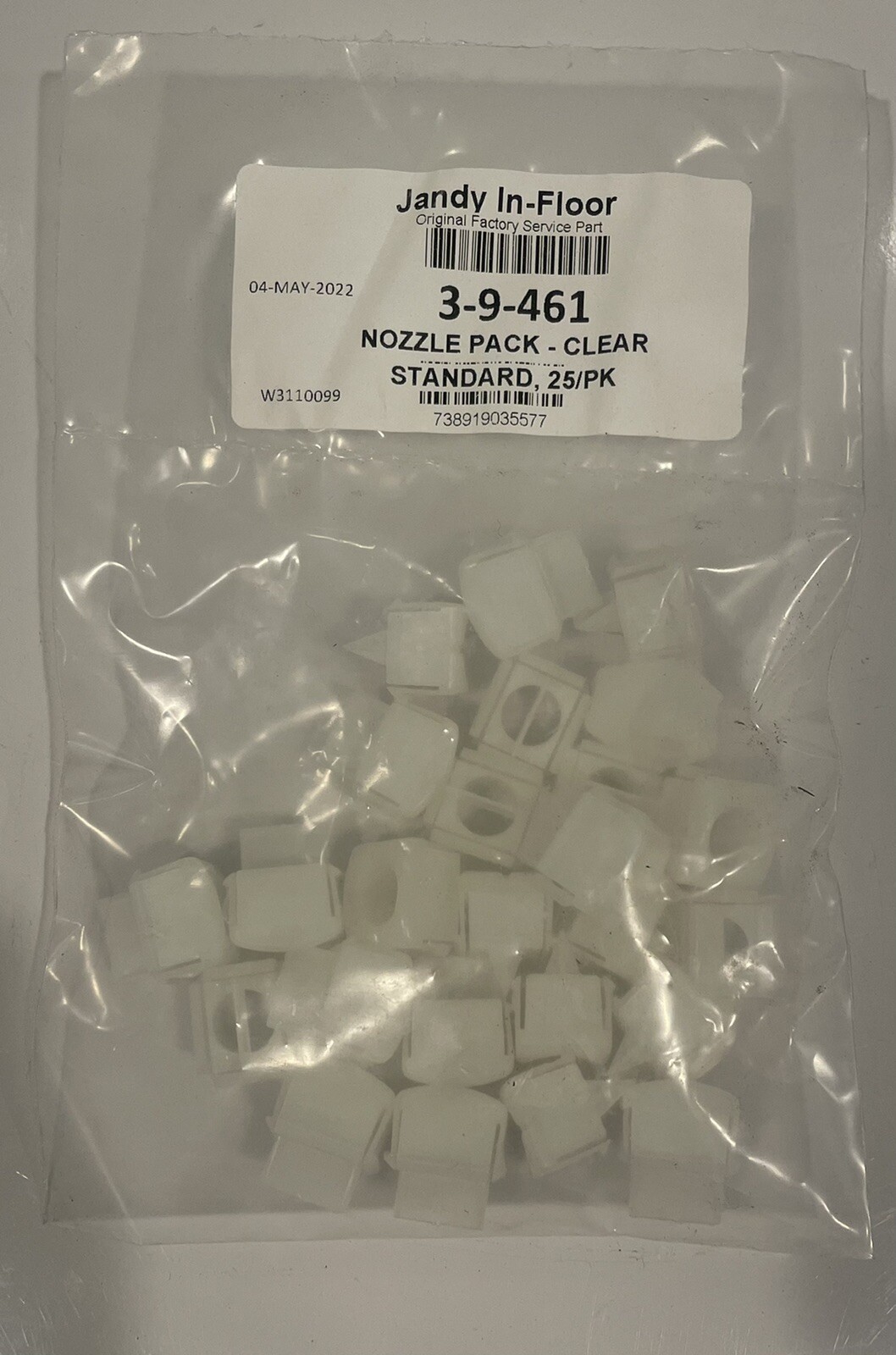 Jandy 3-9-461 Zodiac Caretaker Clear Standard Nozzle 25 PACK NEW! FREE SHIPPING!
