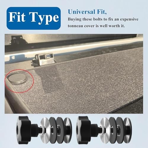 Tonneau Cover Clamp Service Kit, Replacement for BAKFlip MX4 G2 2 pcs 254A0001
