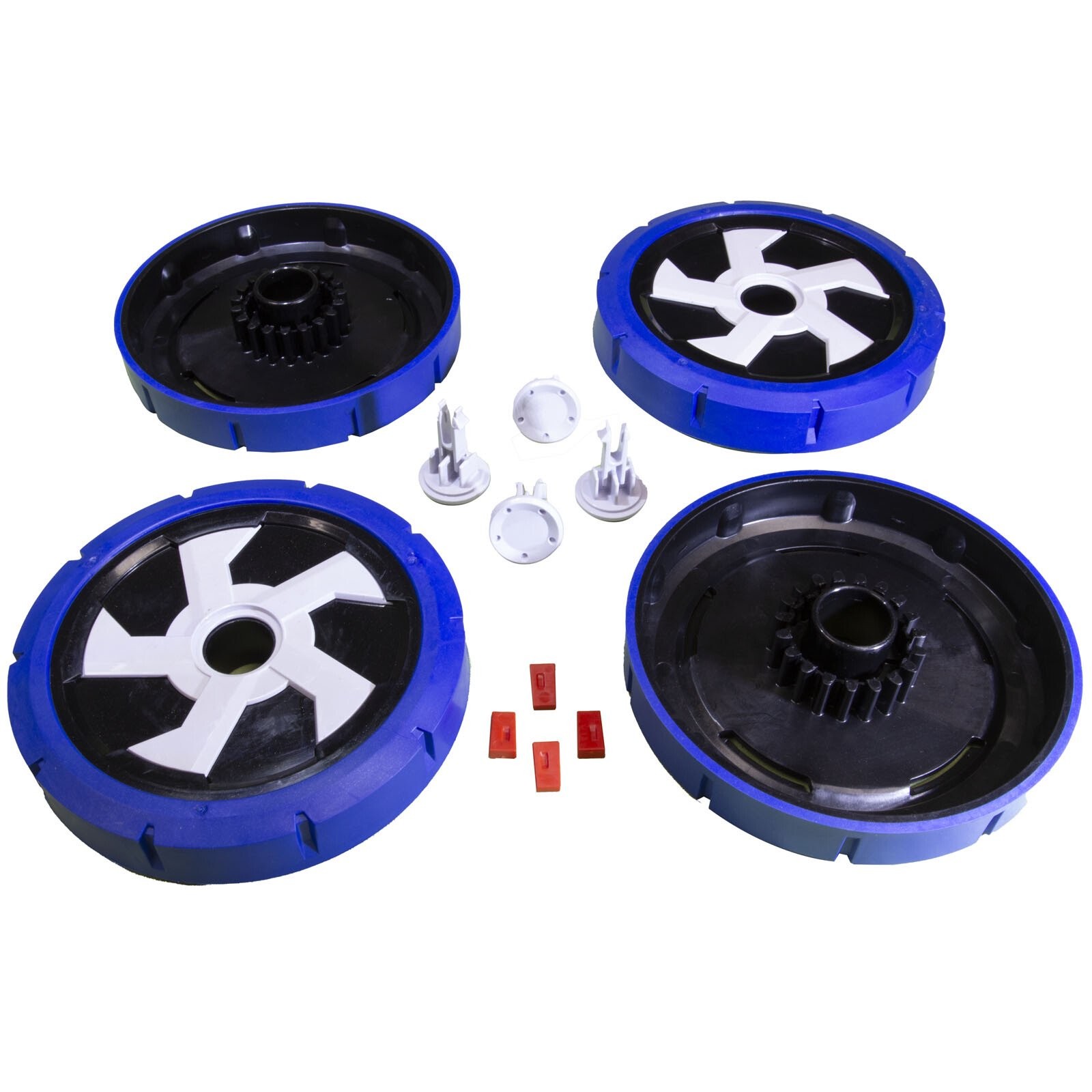 Wheel Rim and Tire, Hayward AquaVac 500, Black/Blue