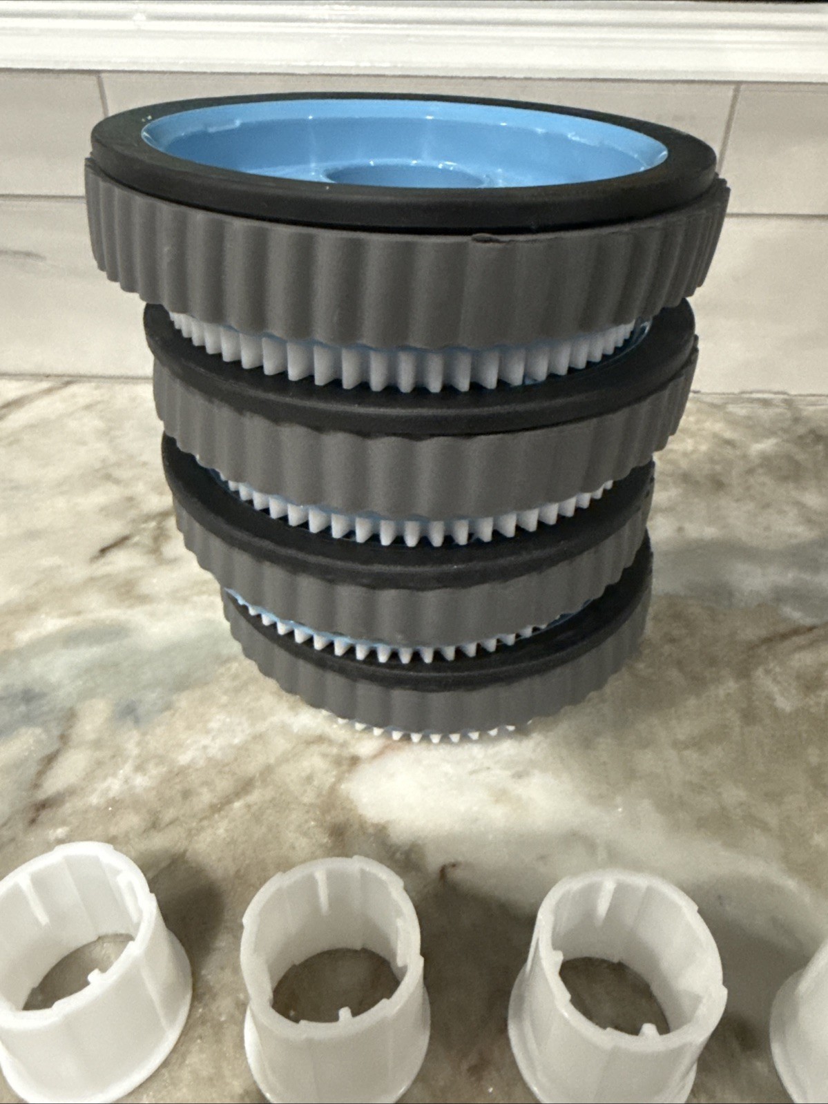 Aqua Products Aquabot X4 X2 RAPIDS 4WD PVA TIRE WHEEL BUSHING Set 4 Blue NEW