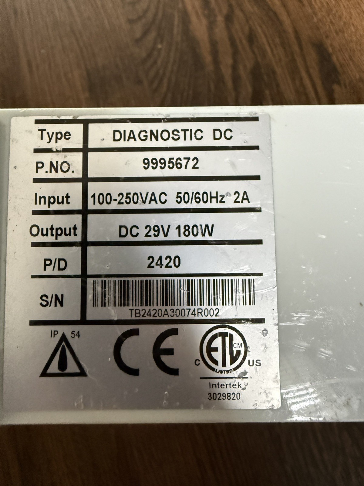 Dolphin Genuine Maytronic Power Supply 9995672 Tested (schedule button broken)