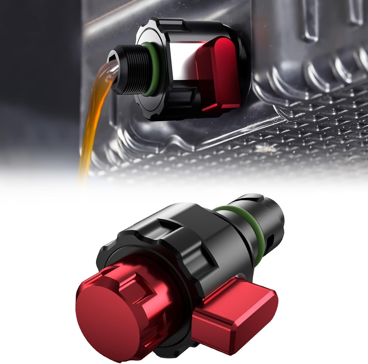 Oil Drain Plug Compatible with 2015-2024 F150 2.7L 5.0L Raptor Mustang, 2021