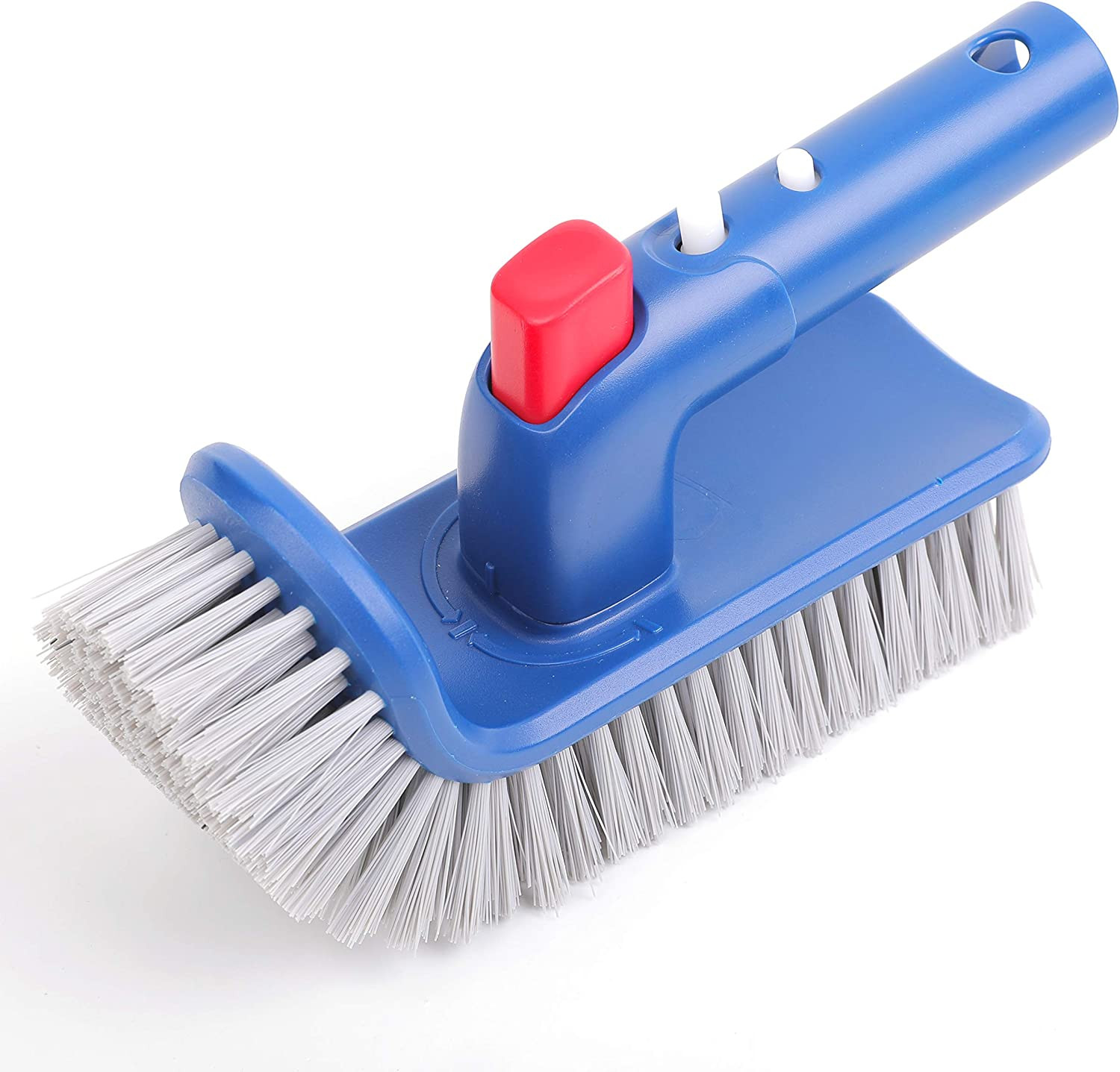 Pool Brush Head for Cleaning Walls,Steps & Corners,Rotatable Hand Scrub Brushes,