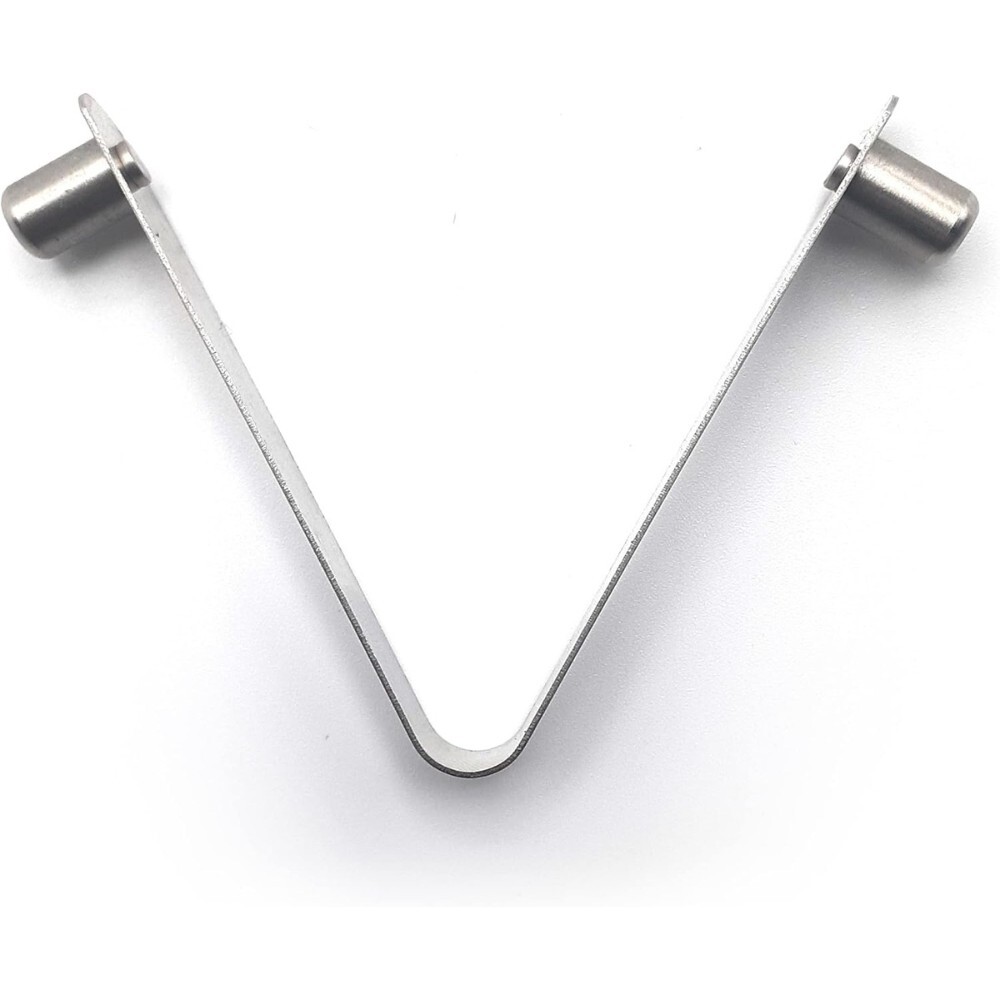 Universal Stainless Steel V-Clip for Pool and Spa Nets, Brushes or Poles