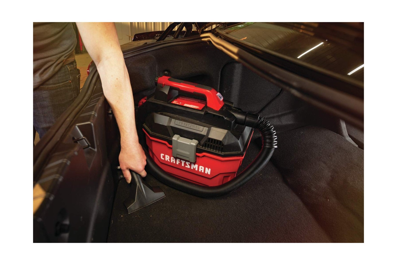 CRAFTSMAN V20 Cordless Vacuum Cleaner, Shop Vac Wet/Dry, 2 Gallon, 7ft Hose, …