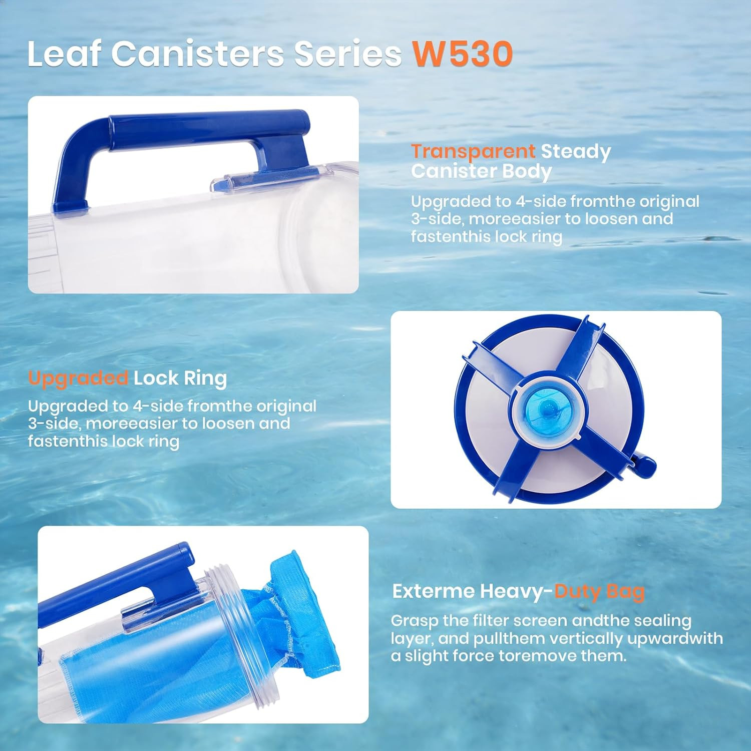 Pool Leaf Canister Replacement Hayward W530 Leaf Catcher Fits Pool and Spa Clean
