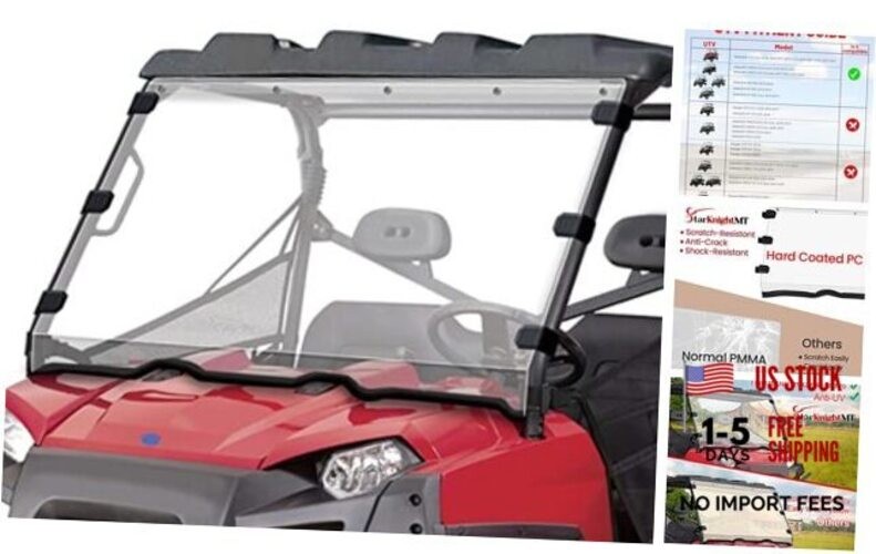 Scratch-Resistant Ranger 800 570 Windshield – UV-Proof Hard-Coated Full