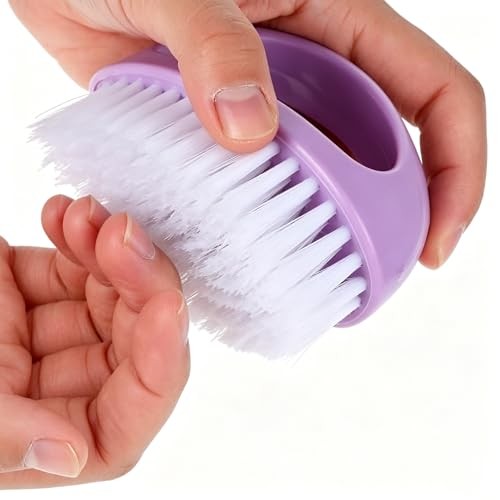 Purple Hand Nail Brushes – Heavy Duty – 1 Piece for Fingernails Cleaning