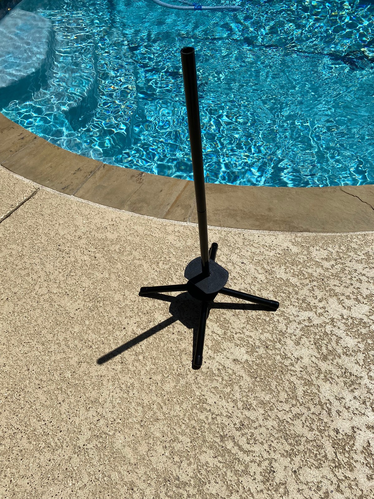 Swimming Pool Filter Cleaner Stand -Heavy-Duty Tool for 3 inch with spray nozzle