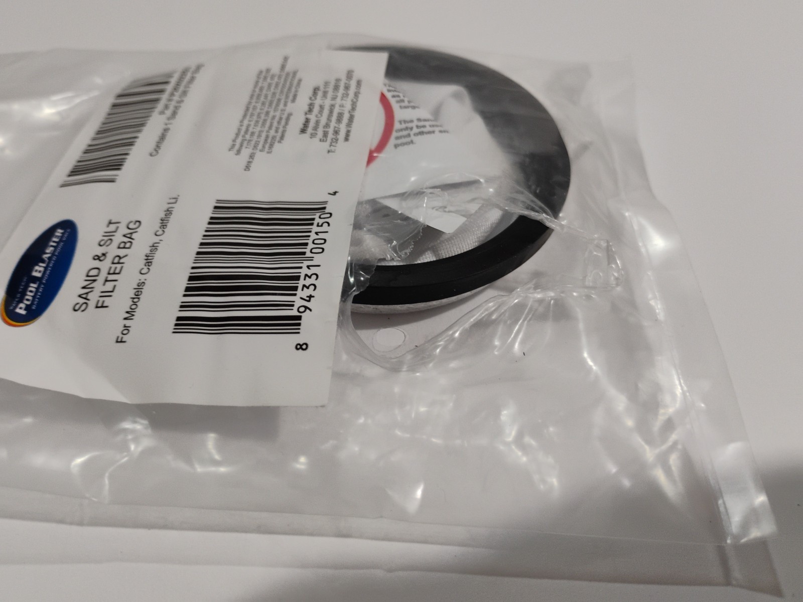 Water Tech Catfish Sand/Silt Filter Bag 3.95&Prime; x 4.05&Prime; x 0.7&Prime; P20X022SS