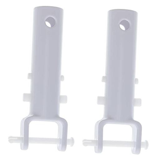 2 Premium Pool Vacuum Head Replacement Handles – Sturdy Plastic Handles with