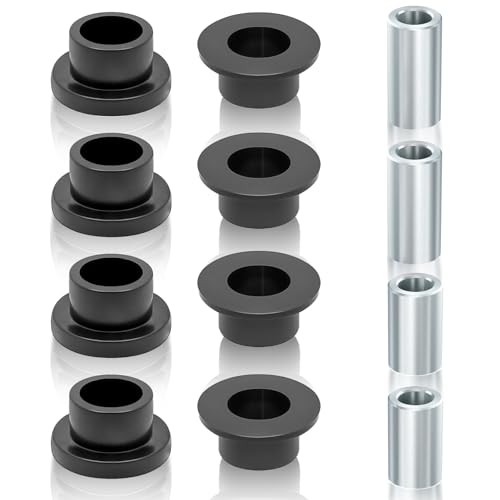 12 Pcs Shock Absorber Bushings Bearings Kit Gasket Front and Rear Sleeve Kit