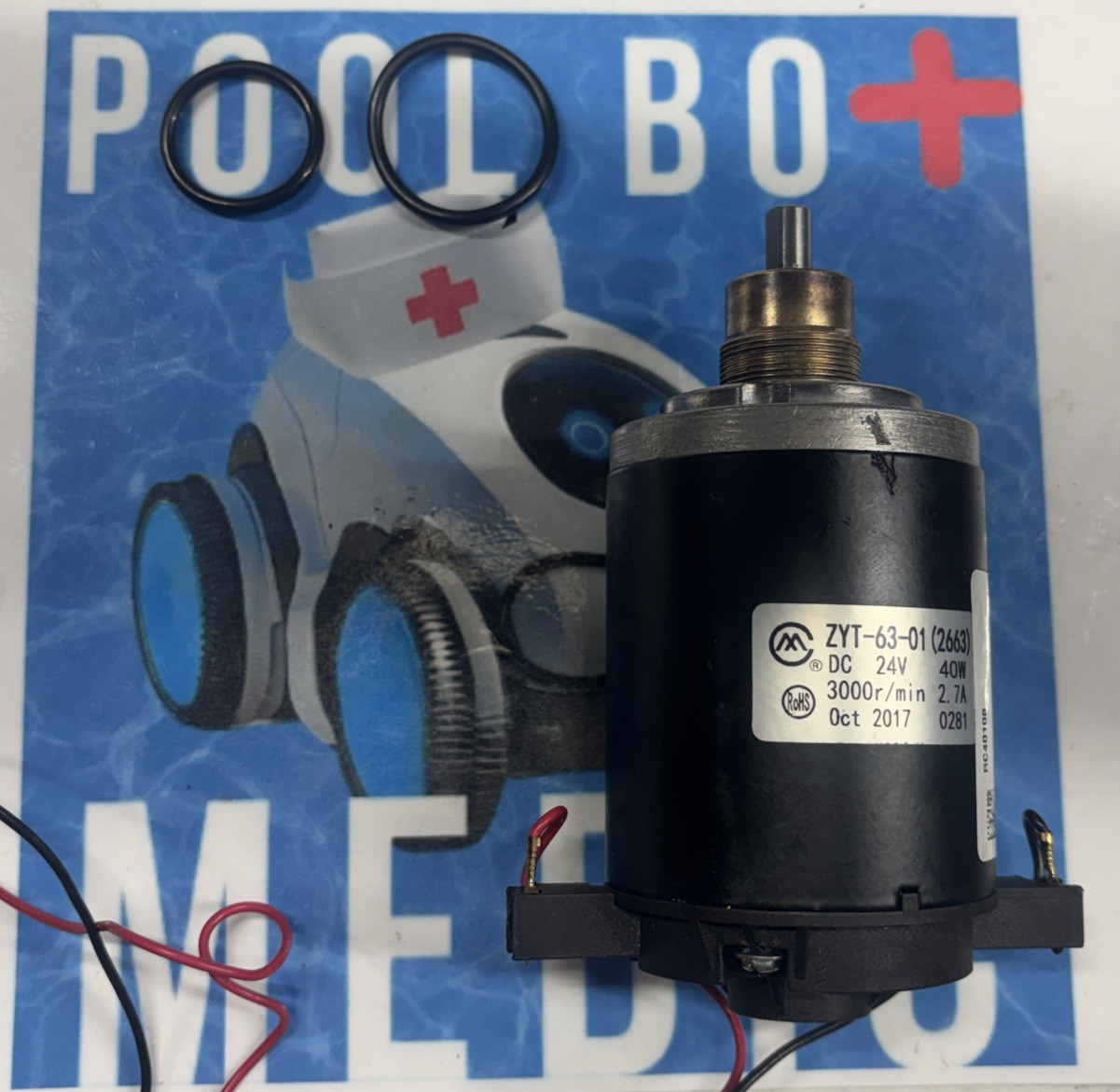 $100 1 YR Warranty HAYWARD SHARKVAC ROBOT IMPELLER Pump MOTOR ZYT-63-01 REBUILT