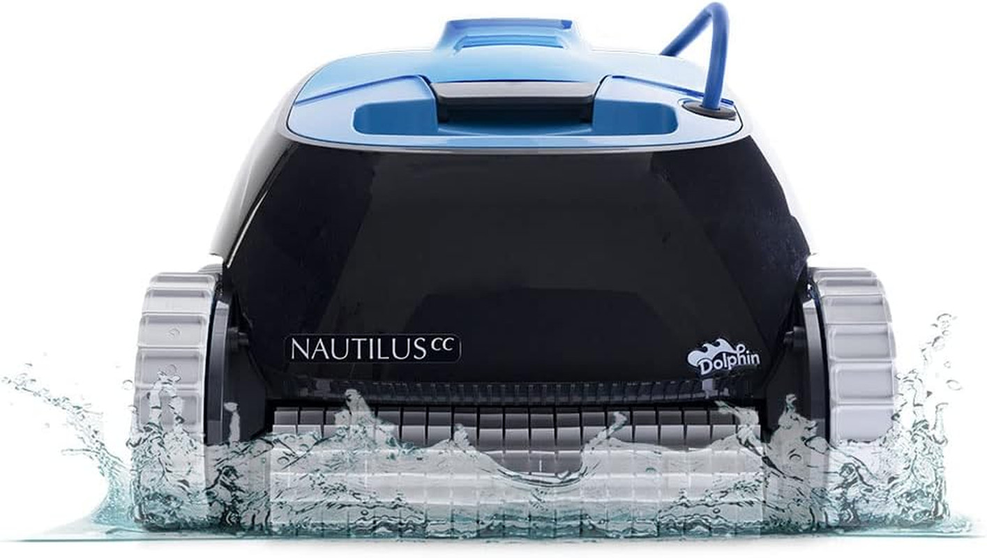 Dolphin Nautilus CC Automatic Robotic Pool Vacuum Cleaner, Wall Climbing Scrubbe