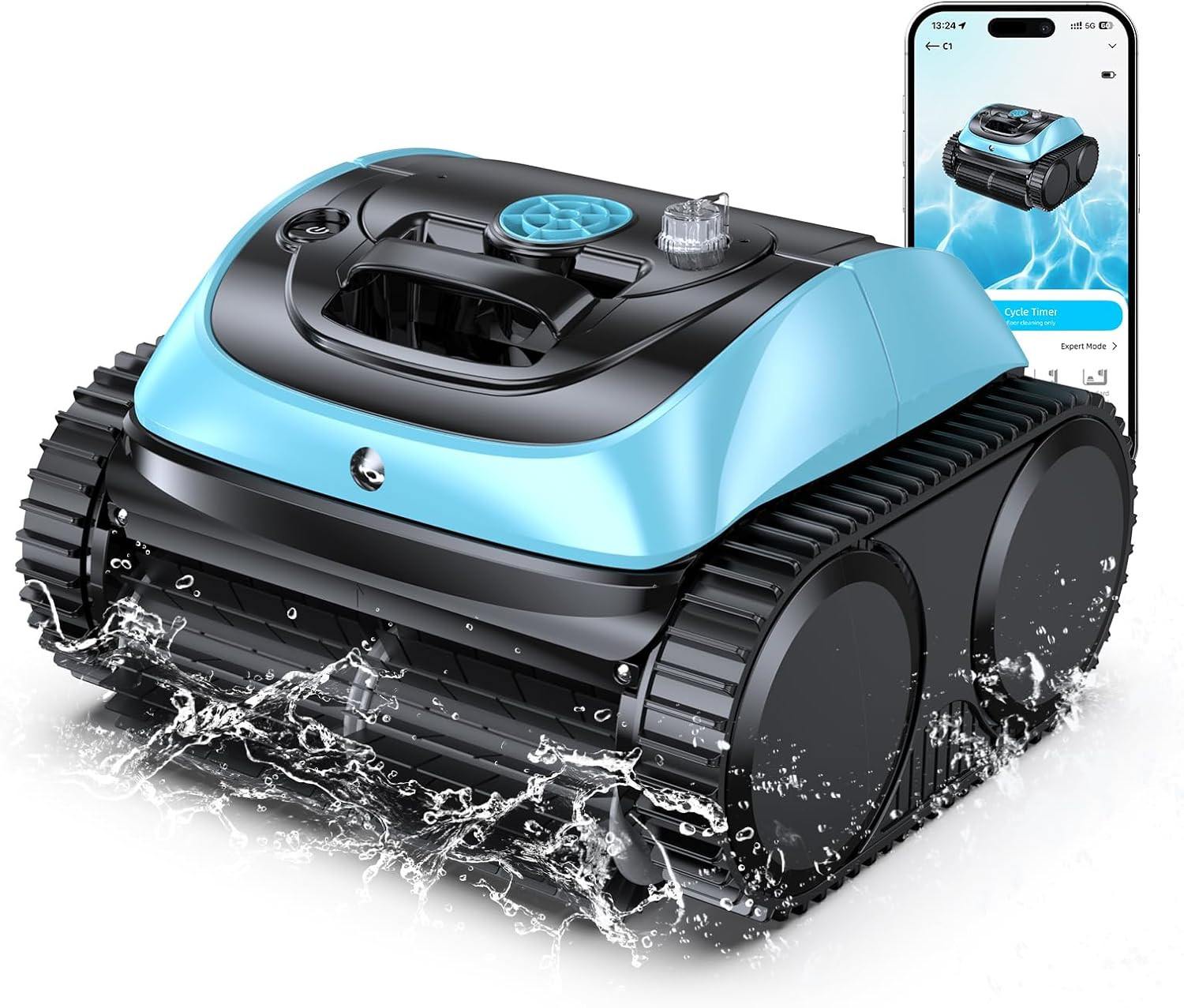 2026 Cordless Pool Vacuum, 4-in-1 Cleaner, 150 Min Runtime, APP Control