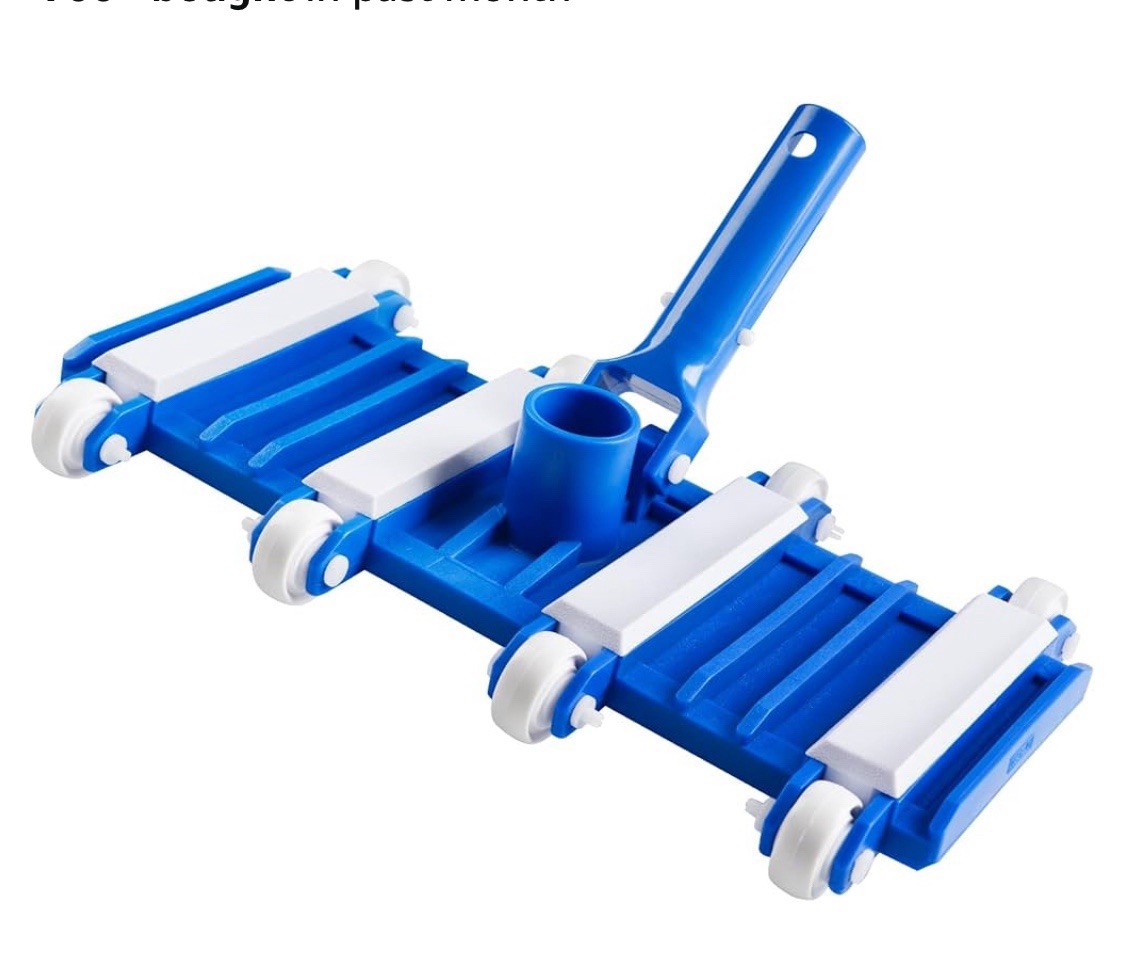 Pool Vacuum Head with Wheels 14 Heavy Duty Head Flexible Swimming Pool Vacuum