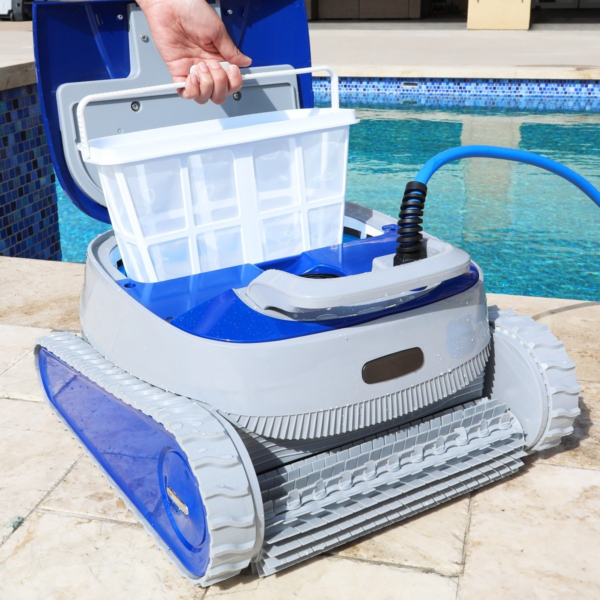 Inground swimming pool robot vacuum cleaner W Fine Filrations Water Filter New