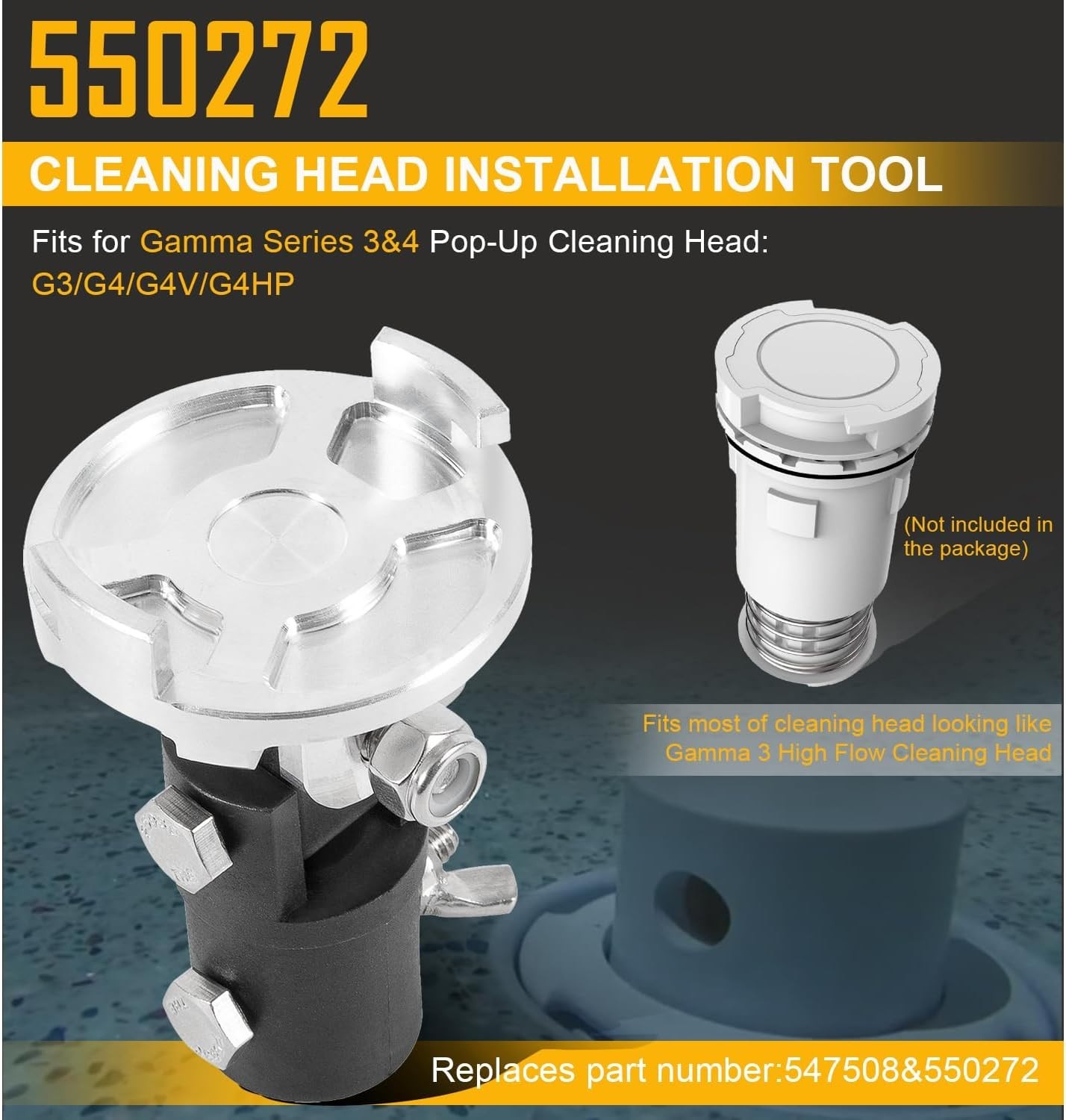 550272 Cleaning Head Installation Tool 2 Wide Prongs, Fits G3 / G4 / G4V / G4VHP