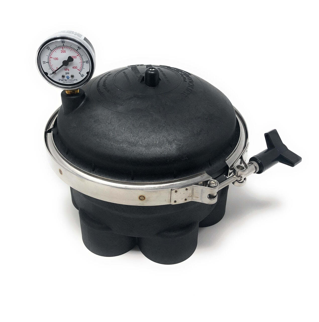 Paramount Complete 6-Port 2&Prime; Water Valve (Black)