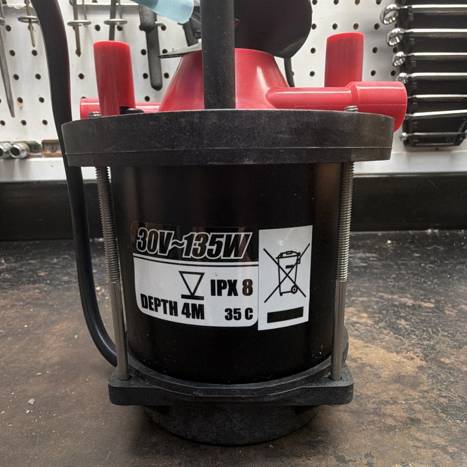 Pump Motor A600503 30V 135W IPX8 4m Max Head Lift 35C Max Temp