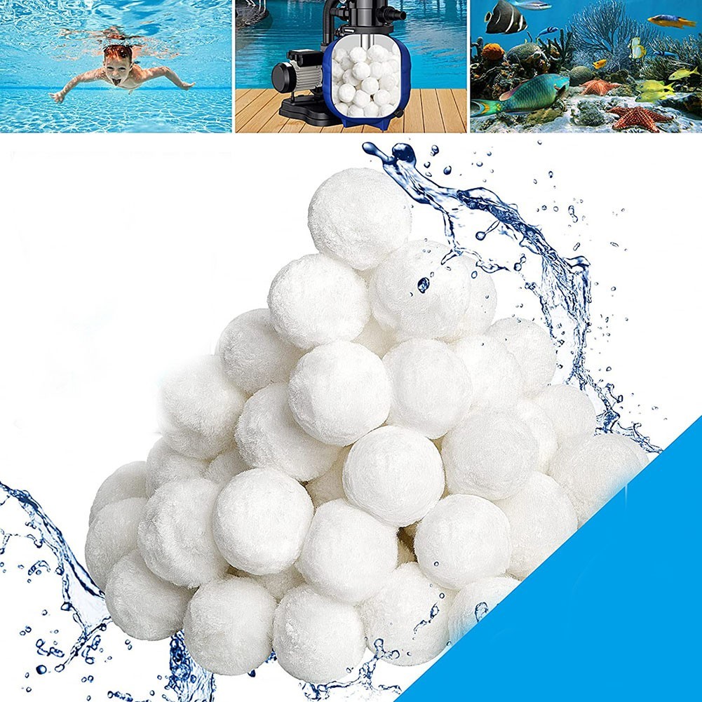 Long lasting and Easy to Maintain 5cm Pool Filter Balls for Swimming Pools