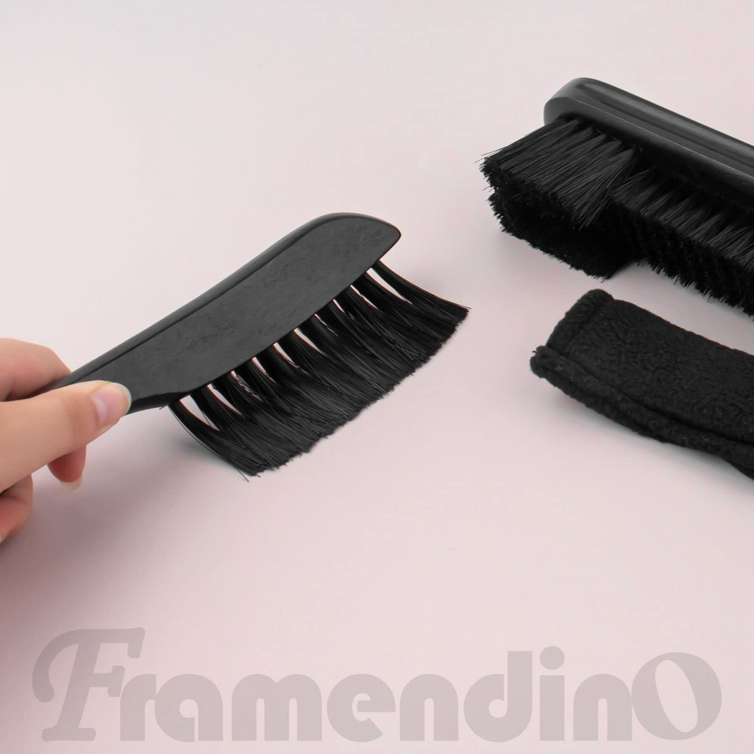 Wooden Billiards Pool Table and Rail Brush Set Wood Billiard Cleaner Cleanin…