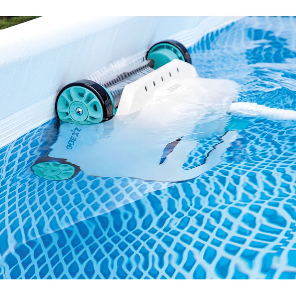 Intex Deluxe Swimming Pool Floor and Wall Cleaner Robot Vacuum ZX300 | 700 gal