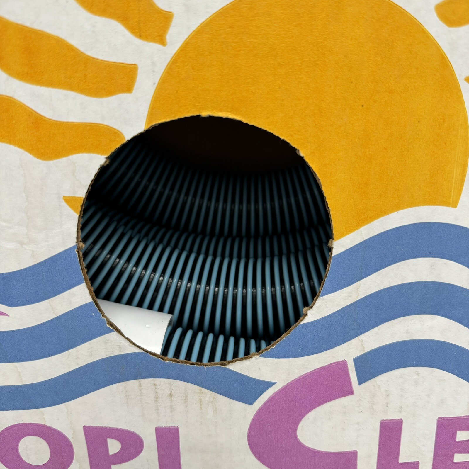 TropiClear 35&prime; Swimming Pool Vacuum Hose, 1 1/2&Prime; Diameter – Blue/Black
