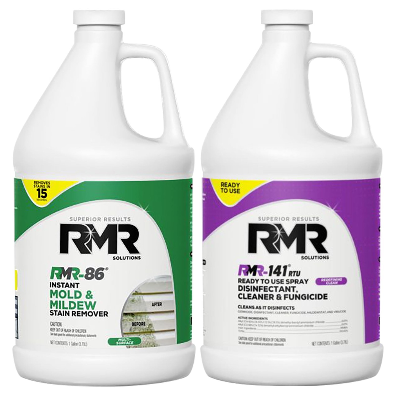 Mold Remover Bundle – Complete Mold Killer & Stain Remover Kit, 2×1 Gallon Disin