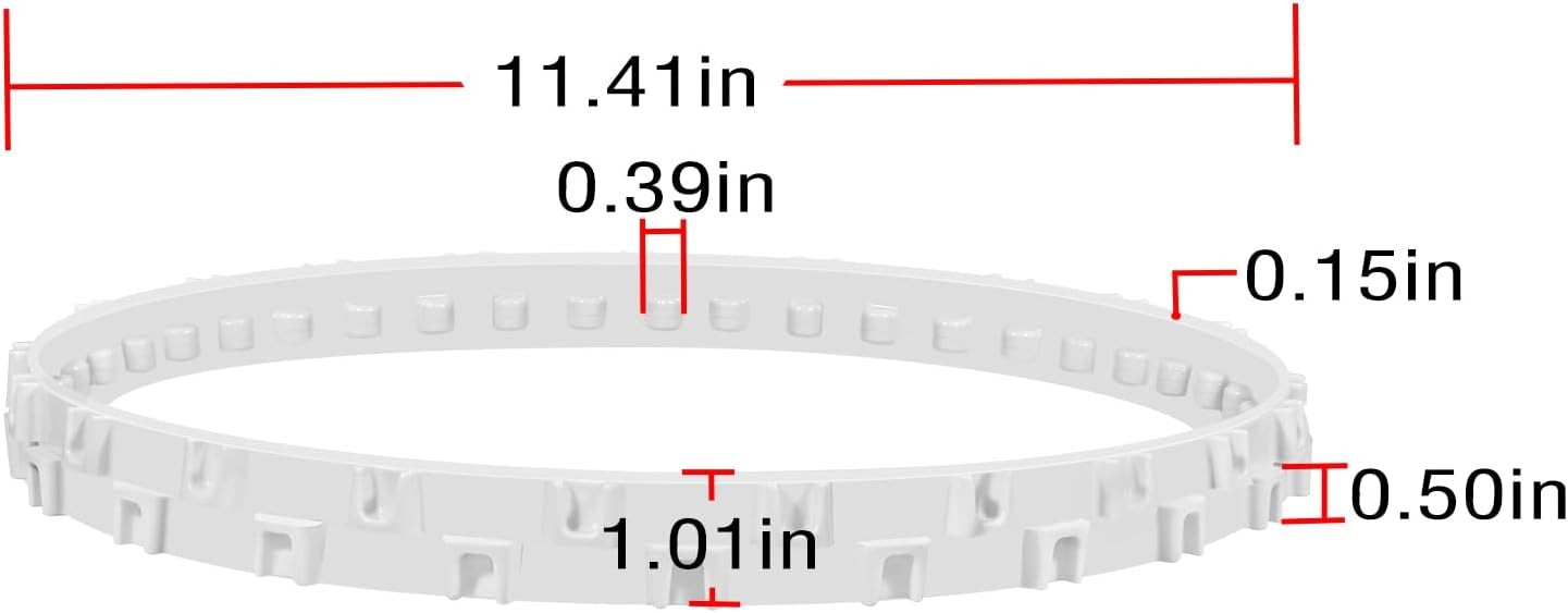 RCX97501GR Drive Track Belt Replacement for Hayward SharkVac XL & AquaVac 500