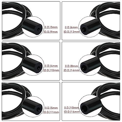 1/8&Prime; 5/32&Prime; 3/16&Prime; 1/4&Prime; 5/16&Prime; 3/8&Prime; Silicone Vacuum Hose Automotive, High