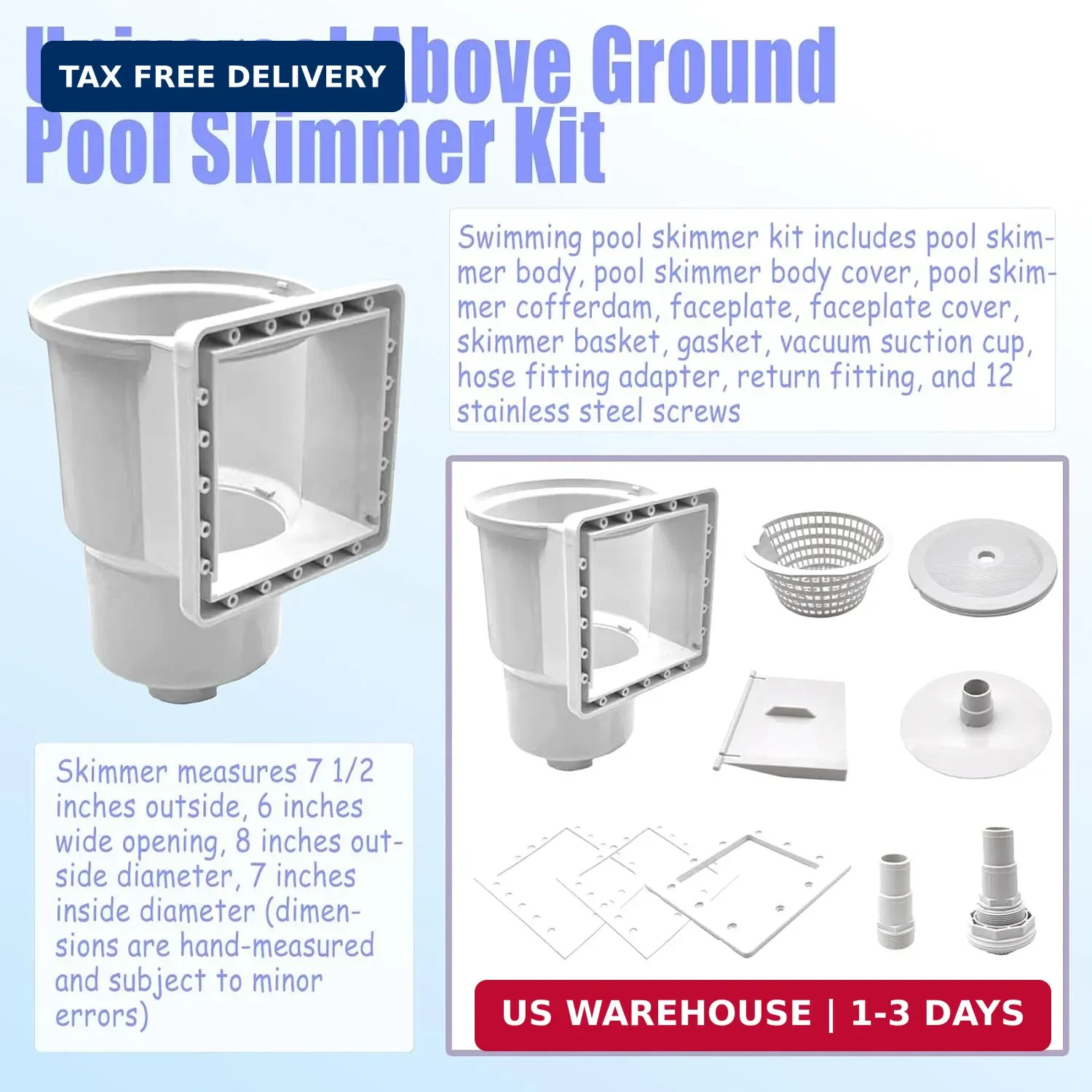 Above Ground Pool Skimmer,Thru-Wall Skimmer,Above Ground Pool Skimmer(With Acces