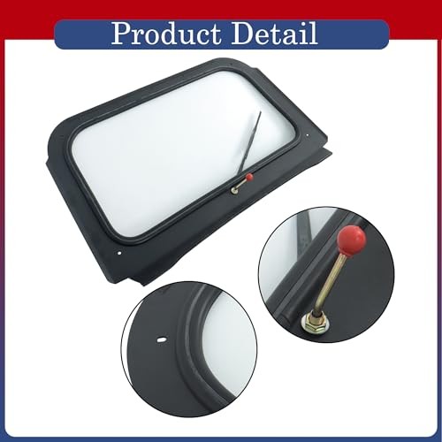 Full Glass Windshield with Wiper Replacement for Polaris RZR 570 All years 800