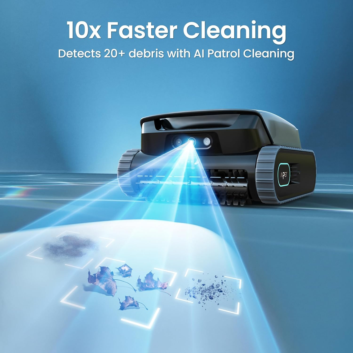 Scuba V3 AI Vision Cordless Pool Cleaner – 10X Faster & 24/7 Cleaning