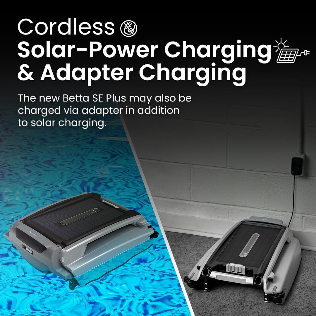 Betta SE Plus Solar Pool Skimmer – 24/7, Twin Motors, Shallow Water Safe