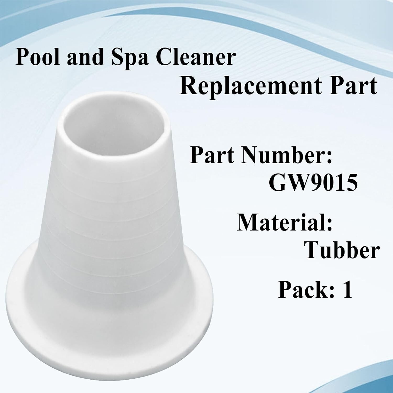 Cone Reducer Automatic Pool Spa Cleaner Replacement Part GW9000 GW9015 White New