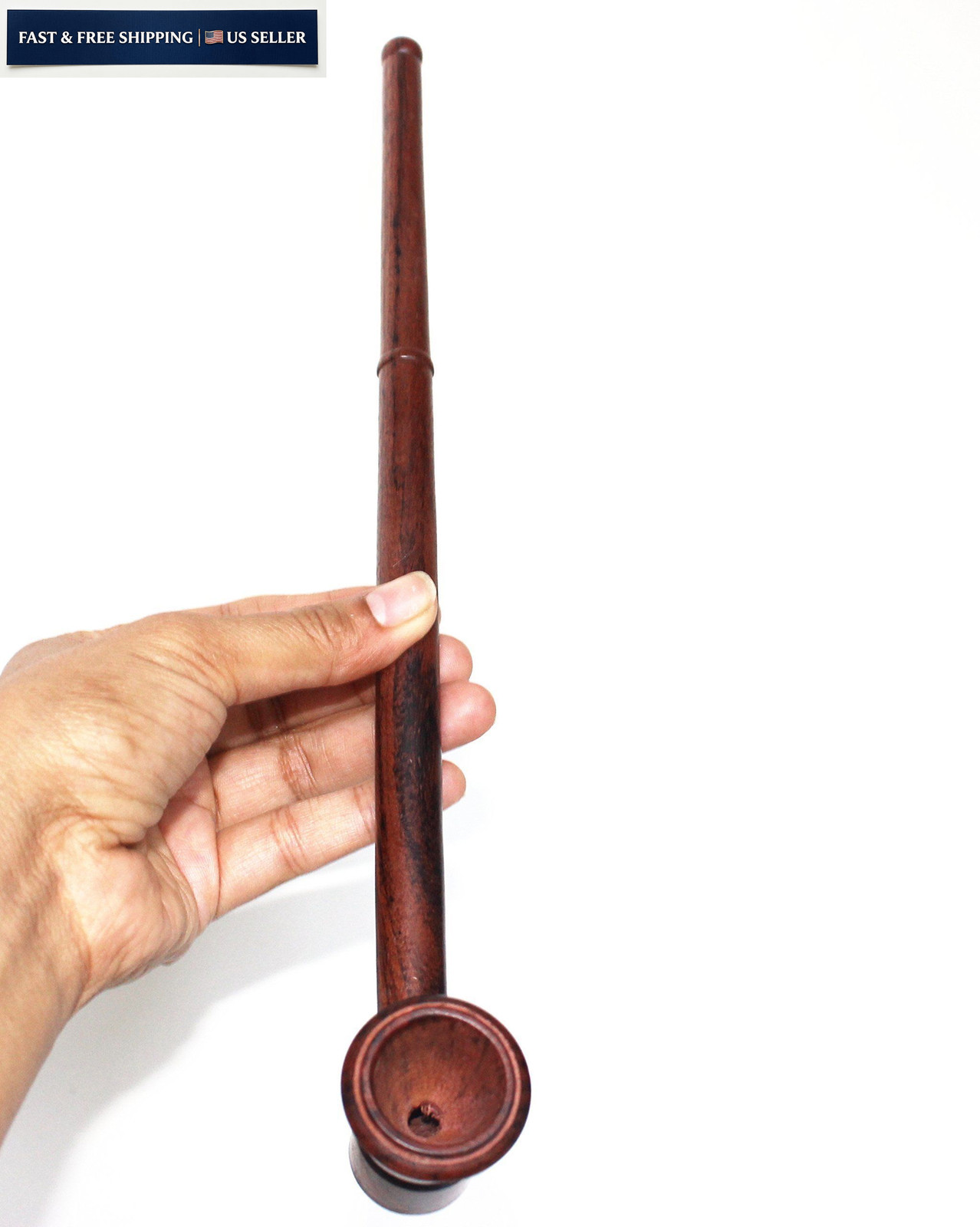 Handcrafted 10 Inch (Pack of 1), Pear Wood (light brownish color)
