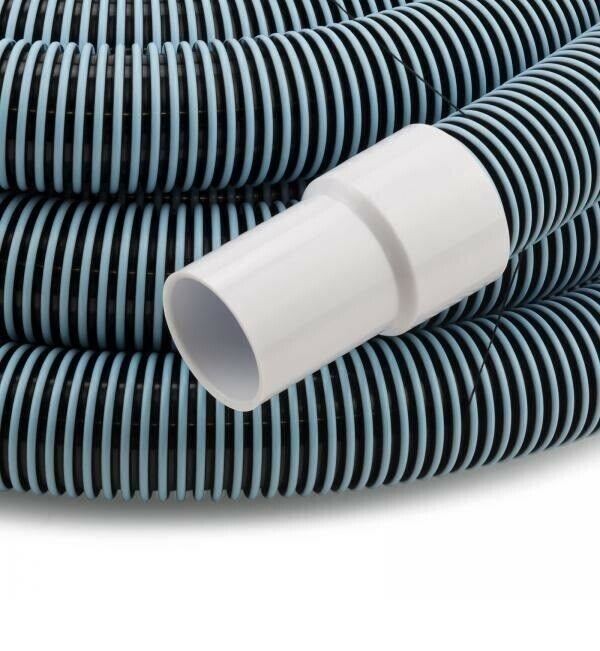 Swimming Pool Hose Vacuum Spiral Wound Swivel Cuff cleaner head EVA fitted 13m