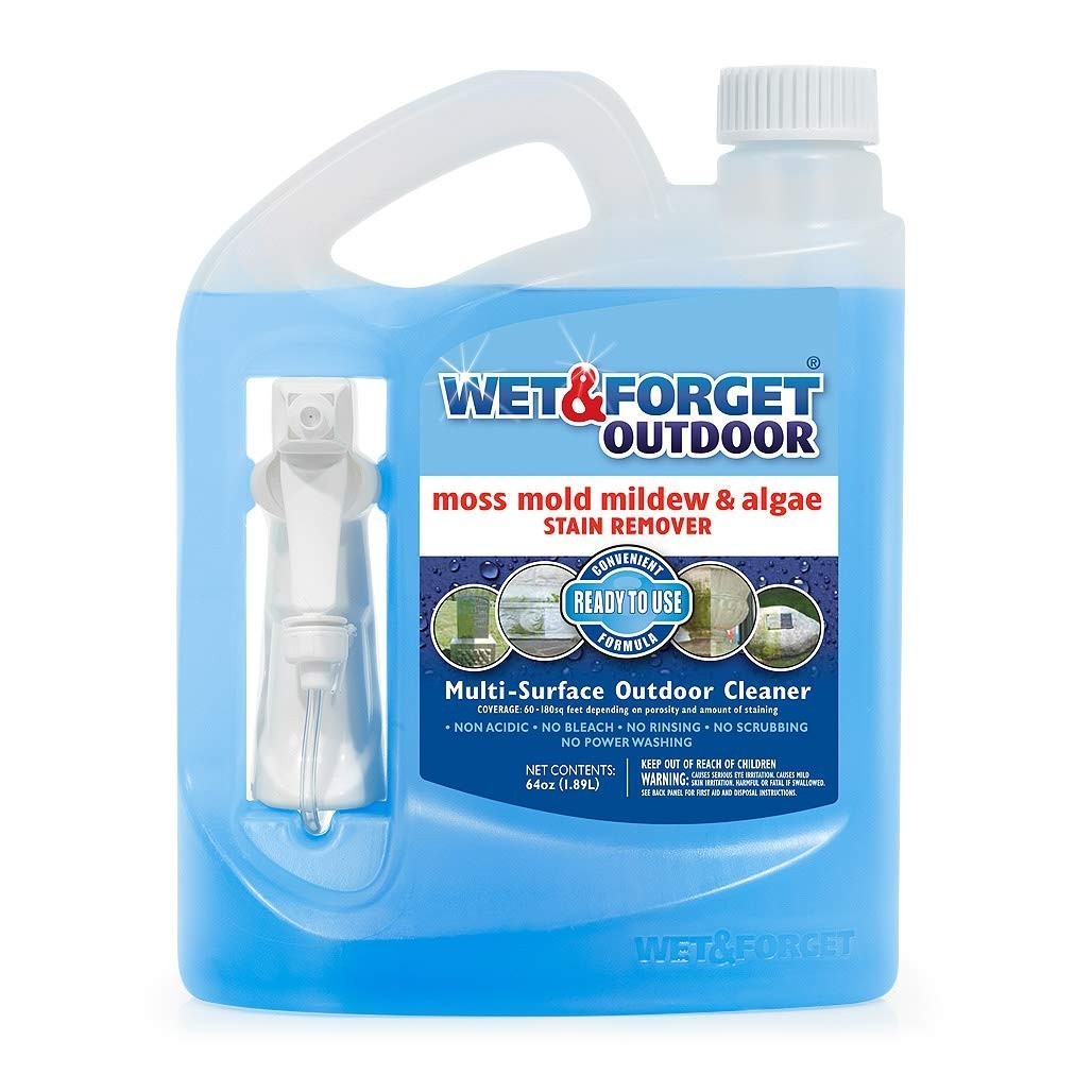 64oz Multi-Surface Cleaner – Effortless Moss & Algae Stain Remover for Outdoors