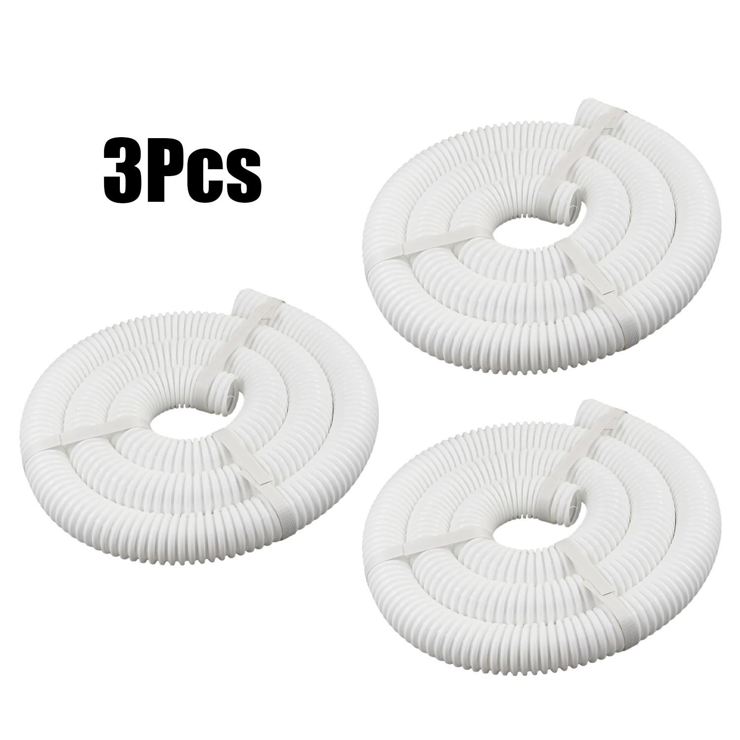 9-100-3102 FOR Polaris 360 6-Ft Pool Cleaner Cuff-less Feed Hose – 3 Pack