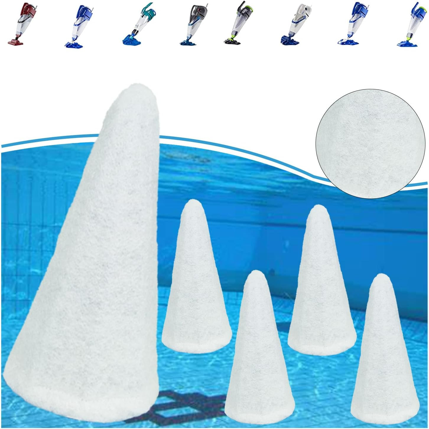Replacement Vacuum Filter Cotton for Pool Blaster Xtreme Multilayer for Centenni