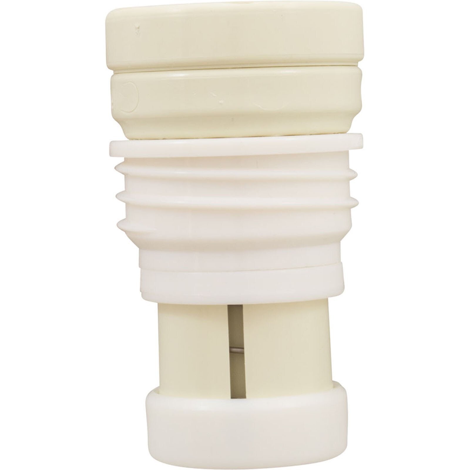 4-9-405 Zodiac High Flow Threaded Cleaning Head, Light Cream