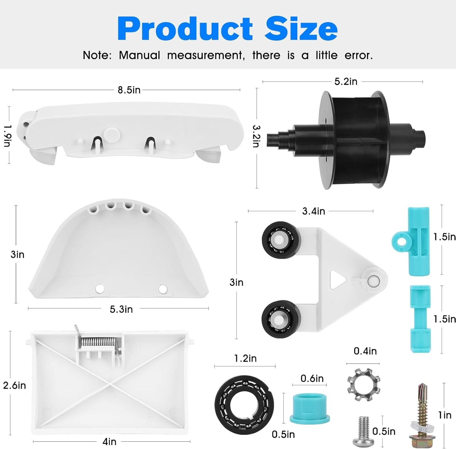 AXV417WHP Pool Cleaner Kit Replacement Hayward Pool Vacuum Parts AXV621DAT Pool