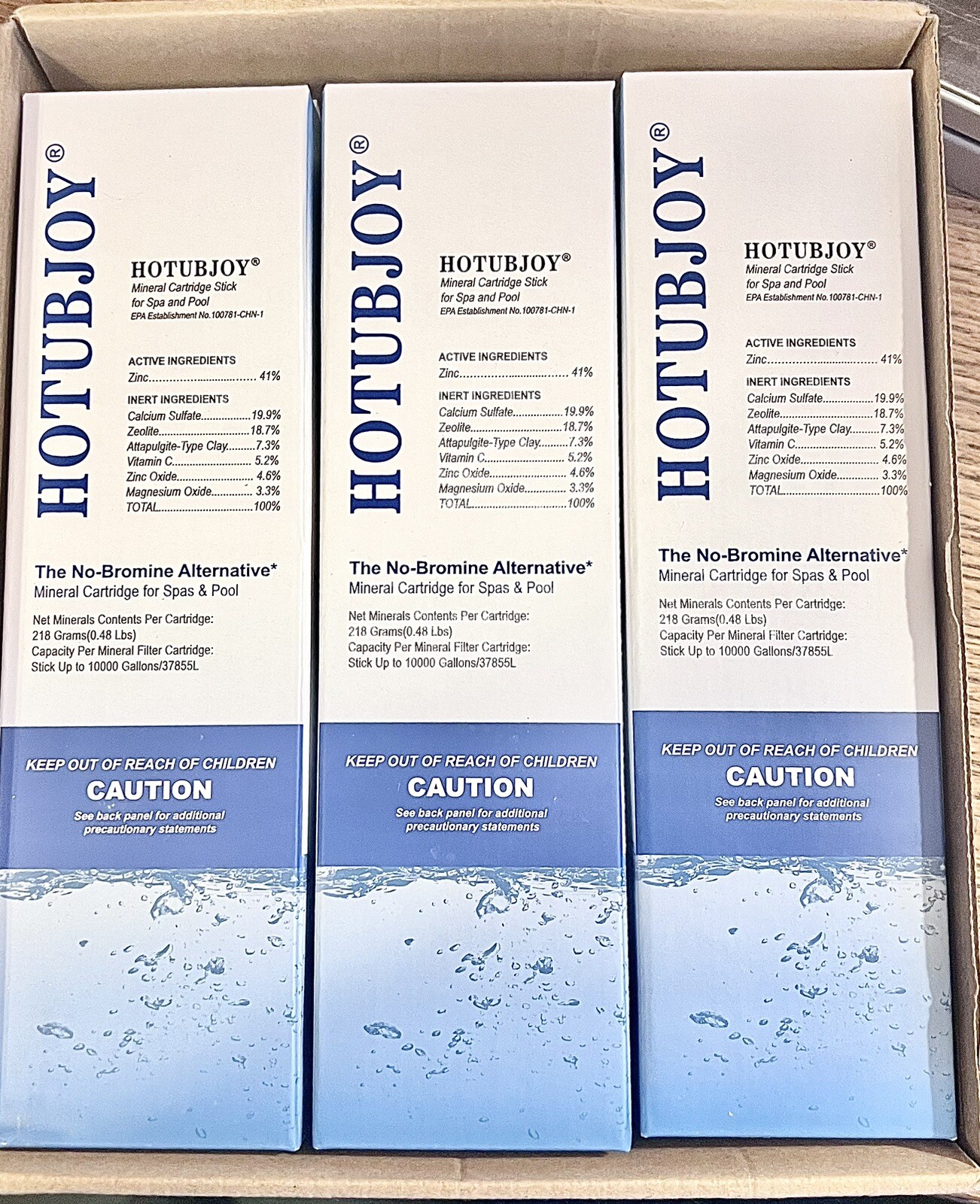 (3) HOTUBJOY Mineral Ion Cartridge Filter Stick Brings Crystal Clean Water