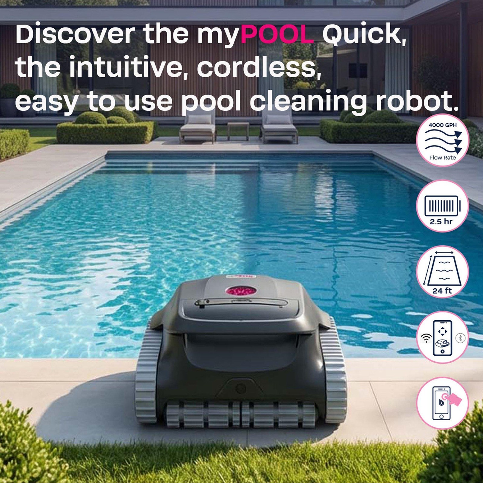 BWT MyPool Quick Robotic Pool Cleaner 10-0103230