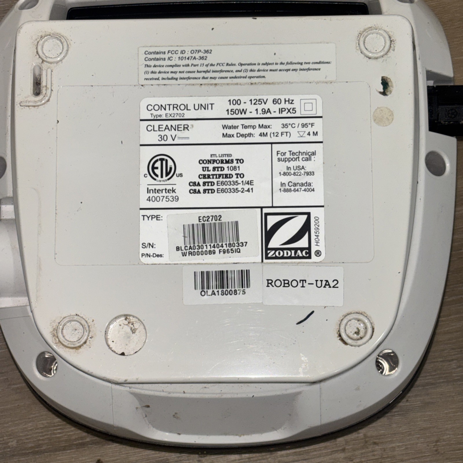 Polaris iAquaLink Control Box EX2702 For P965iQ Power Aqualink. Used Works