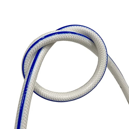 1/2&Prime; ID x 5/8&Prime; OD Heavy Duty Braided PVC Tubing Reinforced Hose, Non 10 Feet
