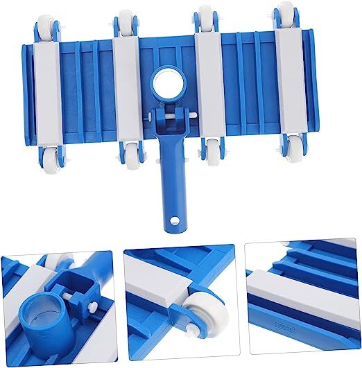 14 Inch Pool Vacuum Head Cleaner Side Brush Powerful Cleaning Walls/Corners