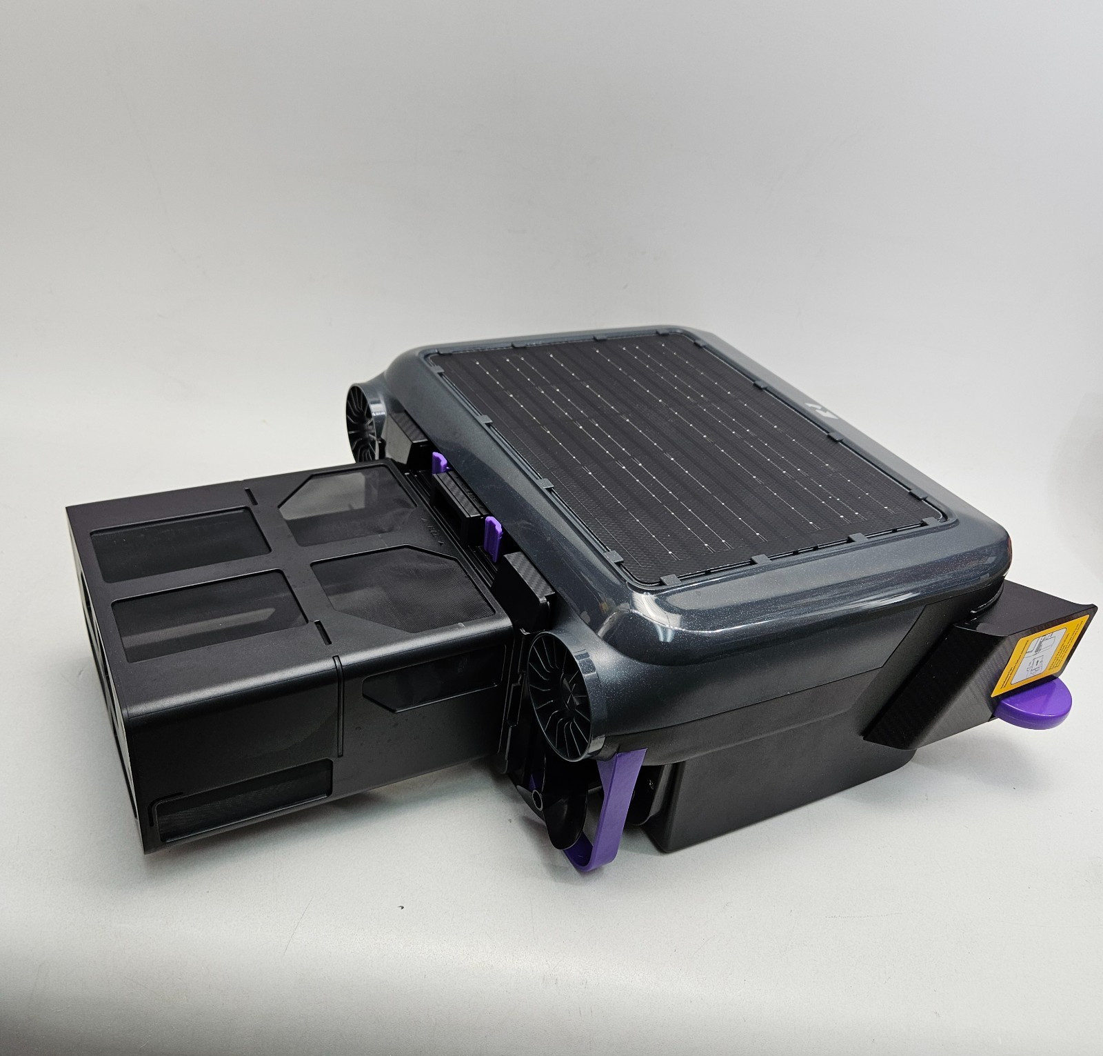 Solar-Powered Robot Pool Surface Skimmer Cleaner Salt Tol Motors 150-um Filtrate