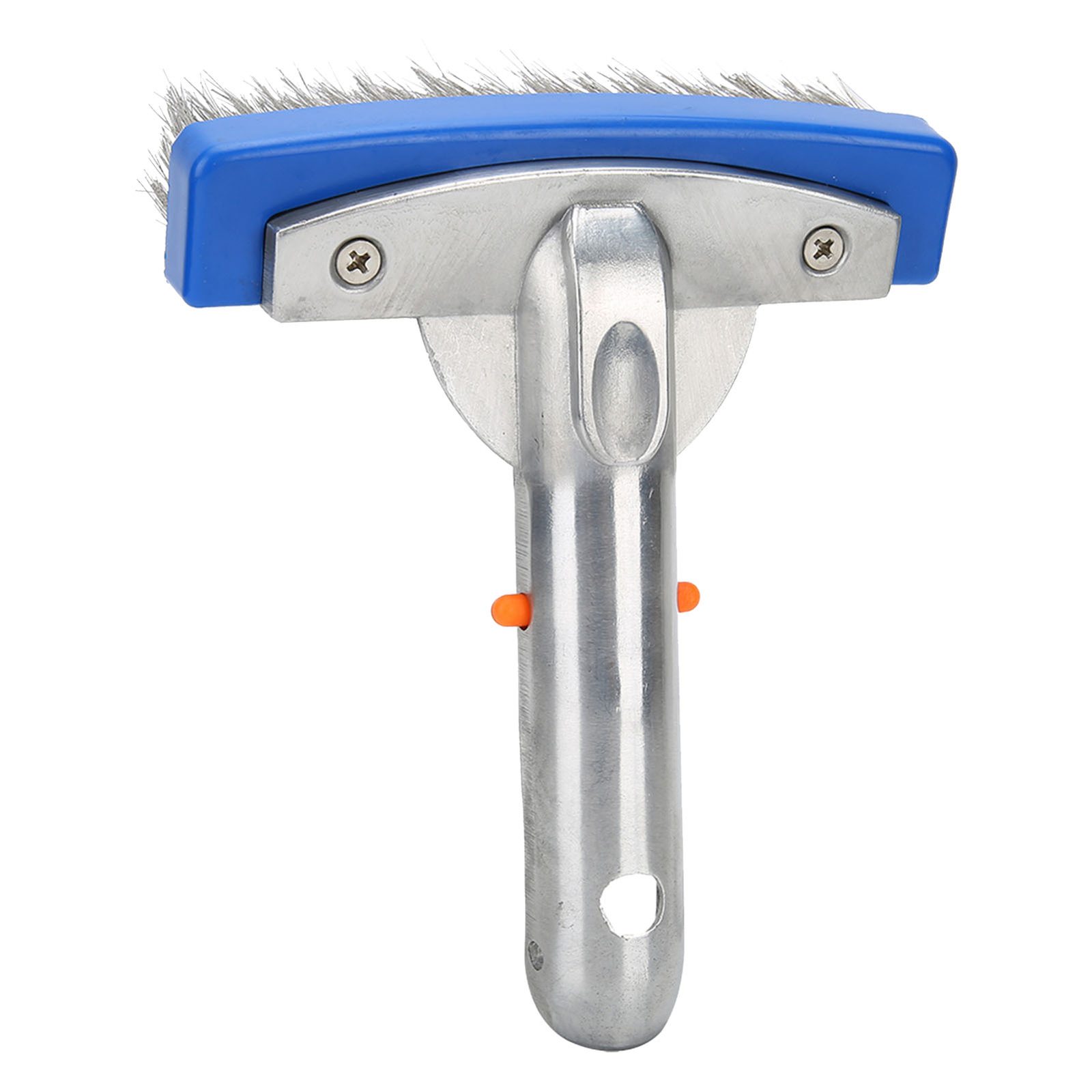 New 5.5in Swimming Pool Stainless Steel Brush For Spa Pond Floor Wall Cleaning A